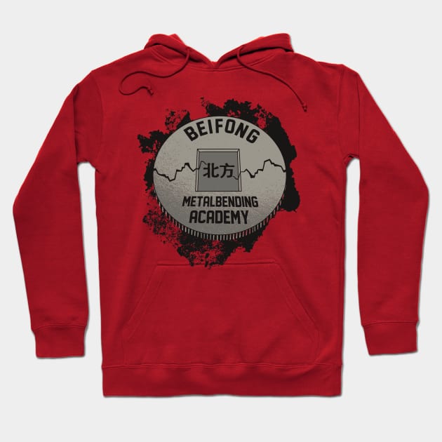 Beifong Metalbending Academy Hoodie by RachaelMakesShirts